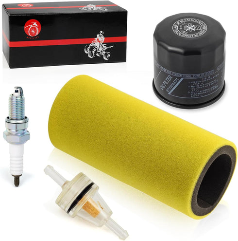 Air Filter Foam & Oil Filter & Spark Plug For Yamaha Rhino 450 YXR450 2006-2009 Rhino 660 YXR660 2004-2007 Foam Filter Is Pre-oiled...