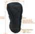 Lunsom Car Gear Stick Shift Knob Cover Zipper Shifter Lever Handle Leather Protector Sleeve for Most Vehicles (Black)...