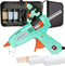 MONVICT Hot Glue Gun Kit, Mini Glue Gun with Carrying Case,20 Pcs Premium Glue Sticks, 10 Pcs Wood Craft sticks, Fast Preheating Hot Melt Glue Gun...