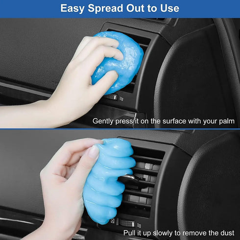 Car Cleaning Gel Universal Detailing Kit Automotive Dust Car Crevice Cleaner Slime Auto Air Vent Interior Detail Removal for Car Putty Cleaning Ke...