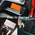 Car Registration and Insurance Holder, Premium Pu Leather Vehicle Glove Box Organizer - for Driver License, Cards & Essential Documents (L-Black)...