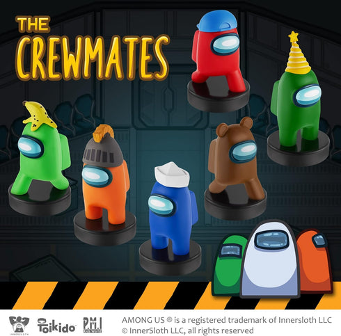 P.M.I. Stamps for Kids: 12 Among Us Toys with 16 Collectibles, Mini Figures for Party, Birthday, Gift & Decoration...
