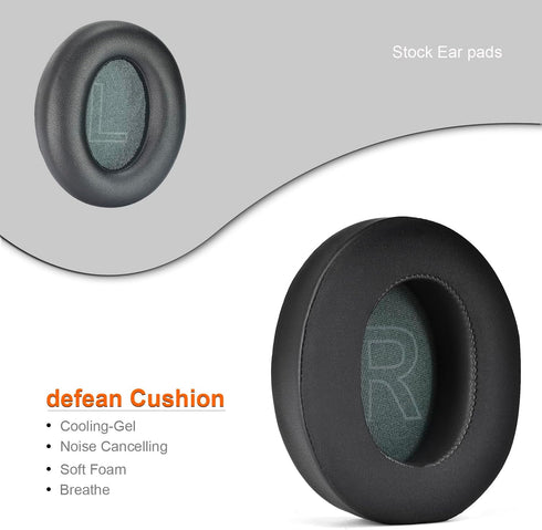 Q10 Cooling Gel Ear Pads Replacement Cover Cushions Compatible with Anker Q10 / Life 2 NEO Noise Cancelling Headphones,High-Density Noise Isolatio...