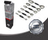 1/8, 1/4, 1/2 tsp, 1 tsp, 1/2, 1 Tbls, 18/10 (304) Stainless Steel/Black...