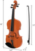Hey! Play! Kid’s Toy Violin with 4 Adjustable Strings and Bow - Musical Sounds- Realistic-Looking Instrument for Learning Classical Music...