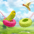 Bird Swing Toys, Colorful Tires Parrot Hammock, Bird Cage Accessories, Suitable for Parakeets Budgie Conure Cockatiel...