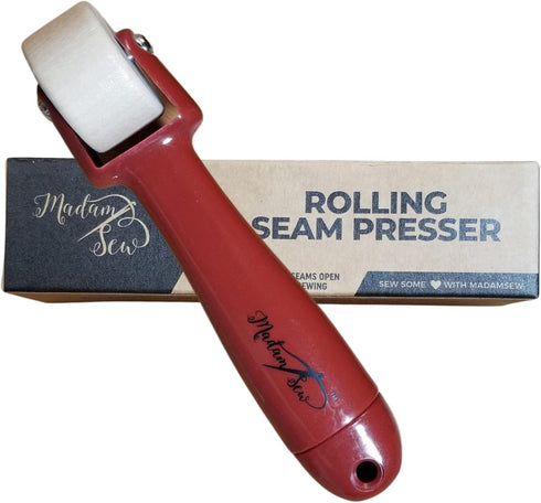 Madam Sew Rolling Seam Presser | Temporarily Hold Seams | for Quilting, Sewing, Wallpaper, Print, and Crafts | Sewing Accessory...