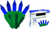 Brite Star 50 Lt Designer Series Mini Lights, Blue, Green Wire...