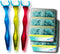 Evolutionary Clean Dental Flossers, Kit of Refills Plus Mid-length Handle (3 Handles + 300 Refills)...