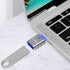 USB C to USB Adapter(2 Pack), USB C Male to USB 3.0 Female Adapter OTG Converter Compatible with MacBook Pro 2019/2018/2017,MacBook Air 2018 and M...