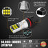 P13W LED Fog Light Bulbs 6000K Xenon White, Extremely Bright 3030 Chips P13W 12277 SH23W LED Bulbs with Projector for Car Fog Light, Daytime Runni...