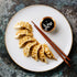 8 Pack 3.5inch Stainless Steel Sauce Dishes Mini Individual Saucers Bowl Round Seasoning Dishes Sushi Dipping Bowl Appetizer Plates, Champagne Gol...