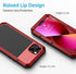 Lanhiem for iPhone 13 Metal Case, Heavy Duty Shockproof Tough Rugged Case with Built-in Glass Screen Protector, 360 Full Body Protective Cover for...
