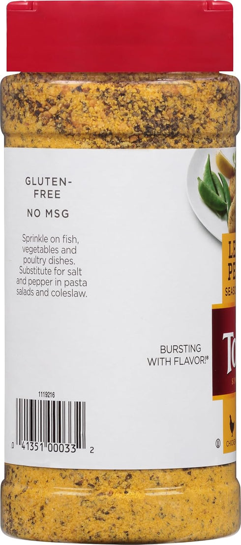 Tone's Lemon Pepper Seasoning Blend, 12.75 Ounce...