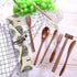 OKA Reusable Wooden Travel Cutlery Set Japanese Style Lunch Utensil Set with Case ,9 Pcs Wooden Flatware Including Reusable Knife Fork Spoon Chops...