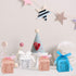 Kslong Blue Baby Shower Favor Boxes, 50Pcs Elephant Favor Boxes for Baby Boy Laser Cut Candy Boxes with Ribbon for Birthday Wedding Party Decorati...