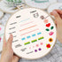 Louise Maelys Beginners Embroidery Kit, 8 Basic Stitches Practice kit for Adults,Cross Stitch Starter Kits with Embroidery Cloth Hoop Needles Inst...
