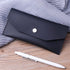 2 Pcs PU Leather Cash Envelopes Money Cash Wallet Bags Tickets Storage Bags Coin Check Bank Pouch Budget Envelope for Bill Planner...