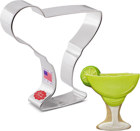 Margarita Glass Cookie Cutter, 4.25" Made in USA by Ann Clark...