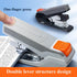 M&G Effortless Desktop Stapler, 50 Sheet Capacity, One Touch Stapling, Easy to Load Ergonomic Stapler, Heavy Duty Staplers includes 1000 Staples a...