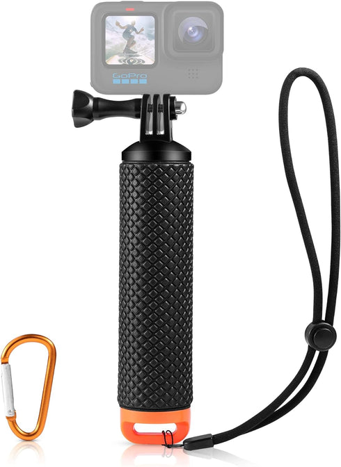Floating Hand Grip, Waterproof Pole Mount for GoPro Hero 9/8/7/6/5/4/3/3+/2/1 Session, Handle Mount Accessories for Fusion AKASO DJI Osmo Action C...