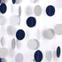 Navy Blue White Silver Paper Garland,52Ft Gender Reveal Hanging Decoration Streamer Banner,Graduation Engagement Christmas Wedding Birthday Party ...