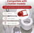 Hinge Toilet Flapper Replacement Compatible with Kohler Models - Toilet Tank Flapper Compatible with Kohler Models Including San Raphael & Rosario...