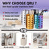Kitchen Utensil Holder for Countertop (H6.7” x W4.1”), Stainless Steel Cooking Utensil Caddy for Tools, Spatulas, Spoons, Silverware & More, Cooki...