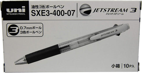 Uni Ballpoint Pen Jetstream 3 Color Black, Red, Blue Ink 0.7mm, Green (SXE340007.6)......
