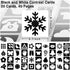 High Contrast Baby Cards for Infants, Black and White Baby Cards High Contrast Baby Toys for Newborns Visual Stimulation Brain Sensory Development...