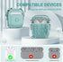 for AirPods Case 1st/2nd Generation Case Cover with Lock, Flower Engraved Case for AirPods 2nd/1st, Full-Body Protective Cover for AirPod Case Cov...