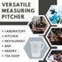 Appletofu Plastic Graduated Measuring and Mixing Pitcher - 2000ml Plastic Graduated Measuring Pitcher - Large Cylinder Graduated Measuring Contain...