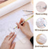 Tracing Paper Roll 12in x 25yd, White Trace Paper Pattern Paper Translucent Tracing Paper for Sewing, Drawing, Sketching, Gift Wrapping...