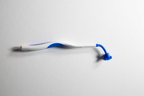 Mouth-Mate Small U-Shape Oral Hygiene and Tooth Brushing Aid with Unique Bendable Handle and Soft Tip to Improve Comfort, 2 Pack...