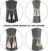 BEL AVENIR 4 Pack Curtain Handmade Tiebacks Decorative Curtain Holdbacks with Tassel (Beige, 4 Pack)...
