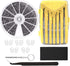 Eyeglasses Repair Kit, Endlanoo Sunglasses Repair Kit with 6 Pcs Precision Magnetic Screwdriver and Eyeglass Screws for Glasses, Sunglass, Watch C...