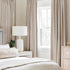 MIULEE 100% Blackout Linen Textured Curtains for Bedroom Solid Thermal Insulated Natural Beige Grommet Room Darkening Curtains & Drapes Luxury Dec...