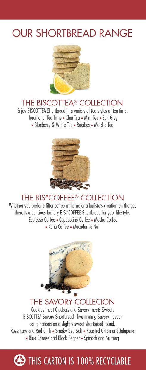 BISCOTTEA Traditional Shortbread Cookies (8 Cookies)...