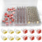 Push in Wire Connectors Quick Connect Electrical 2-Port 50 Pcs + 4-Port 50 Pcs Pushin Small Wire Nuts Twister Assortment Wiring Connecters lkelyon...