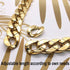 Markeny Men's Chunky Necklace, Rapper Fake Gold Chain 90s Hip Hop Fake Gold Necklace Costume Accessory (27.5 Inches*1.37inches)...