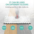 2 Pack Genius Steam Mop Pads Compatible with Shark Genius Hard Floor Cleaning System Pocket Steam Mop S5003D,S6002,S5004Q & Lift-Away Pro Steam Po...