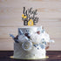 What Will Baby Bee Gender Reveal Cake Topper - Gold Glitter Spring Holidays Bumble Honey Bee Honeycomb Cake Décor - Boy Or Girl He Or She Baby Sho...