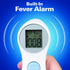 Digital Forehead Thermometer - Infrared - White (Body Temperature Reader, Lightweight, Compact)...