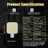 20PCS 921 Interior LED Light Bulbs for RV, Super Bright 36-SMD Warm White 922 912 LED Bulbs Replacement for Camper Trailer Motorhome Marine Boat I...