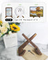 Plate Stands for Display, 6.5 Inch Plate Holder Display Stand Wooden Table Top Decorative Frame Holder Stand for Picture Frame, Plate, Photos, Boo...