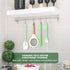 Kitchen Silicone Utensils Set,4 Pcs Silicone Spatula,Fine mesh stainless steel colander Kitchen Cooking Utensils Brush, Kitchen Spatula Cookware U...