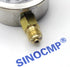 SINOCMP 40Mpa/0-400bar/0-6000PSI Economical Multi Purpose Double Scale Stainless Steel Glycerin Filled Hydraulic Pressure Gauge...