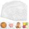 300PCS Cookie Bags Self Adhesive Clear Plastic Cellophane Treat Bags for Candy Pastry Packaging Christmas Party Favor Gift Giving (White Polka Dot...