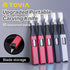 T TOVIA Precision Hobby Knife Set with 10 High Carbon Steel Blades - Crafting Knife Kit for Art, Architecture Modeling, and Scrapbooking - Red...