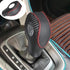 1 PC Car Gear Shift Knob Cover, Waterproof Leather Vehicle Shift Knob Accessories, Durable Automotive Interior Gear Shift Decoration Compatible wi...